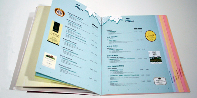 Carta de Restaurante en Gijón